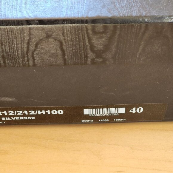 Dries Van Noten Silver Metallic Over the Knee Boots Sz 40 - Picture 12 of 12